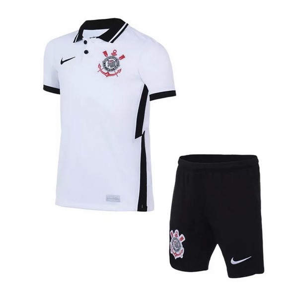 Camiseta Corinthians Paulista 1ª Niños 2020 2021 Blanco